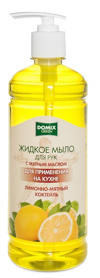 Мыло Domix жидкое для кухни лимонно-мятный коктейль 700мл - в интернет-магазине tut-beauty.by