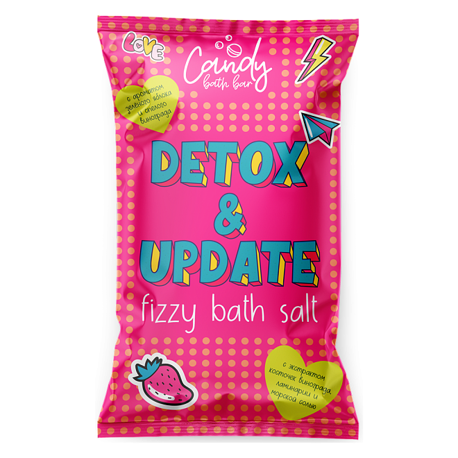 Соль для ванны Laboratory Katrin Candy bath bar Detox & Update 100г - в интернет-магазине tut-beauty.by
