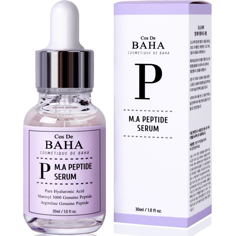 Сыворотка для лица Cos De BAHA Peptide Serum Антивозрастная с пептидным комплексом 30мл - в интернет-магазине tut-beauty.by