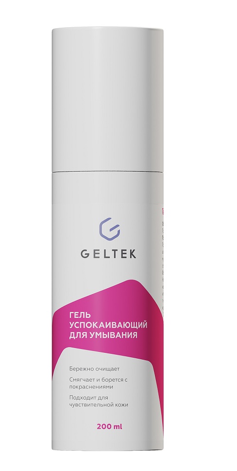 Гель для умывания Geltek успокаивающий 200мл - в интернет-магазине tut-beauty.by
