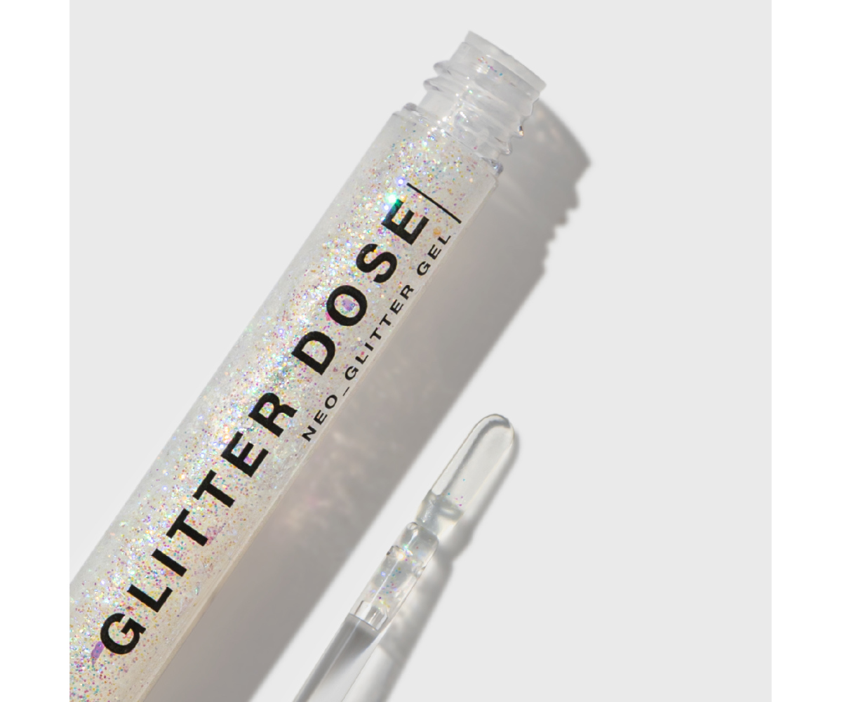 Глиттер Influence Beauty Glitter Dose на гелевой основе тон 01 белый 6.5мл