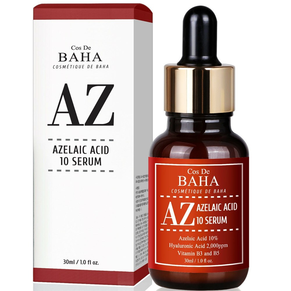 Сыворотка для лица Cos De BAHA Azelaic Acid 10% Serum Противовоспалительная против акне 30мл - в интернет-магазине tut-beauty.by
