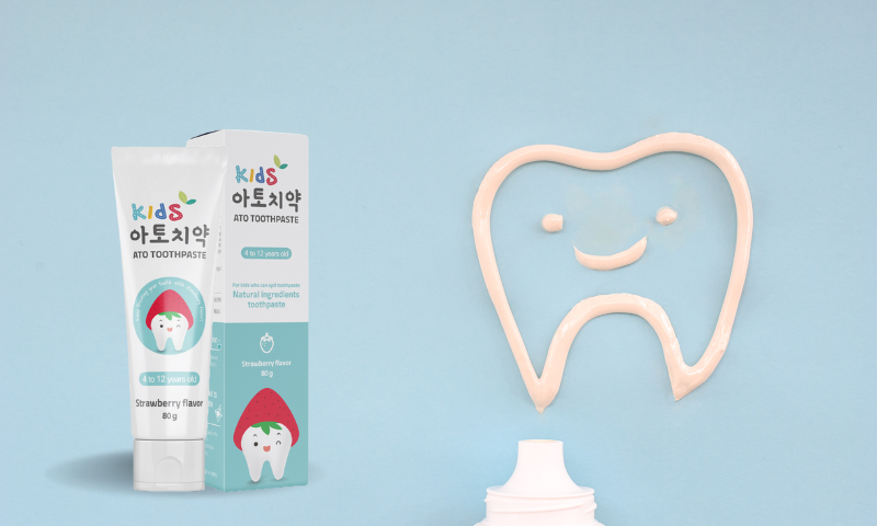 Детская корейская зубная паста